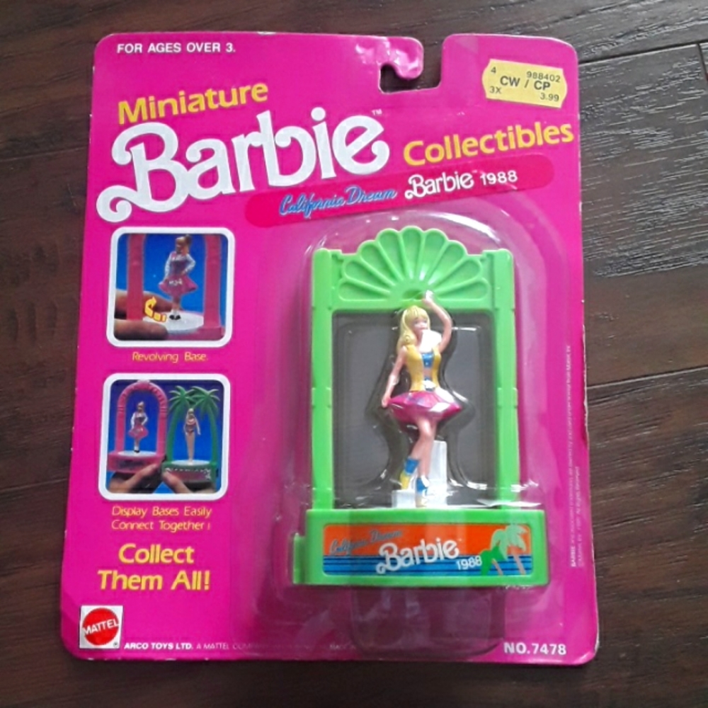 1988 California Dream Miniature Barbie Collectibles